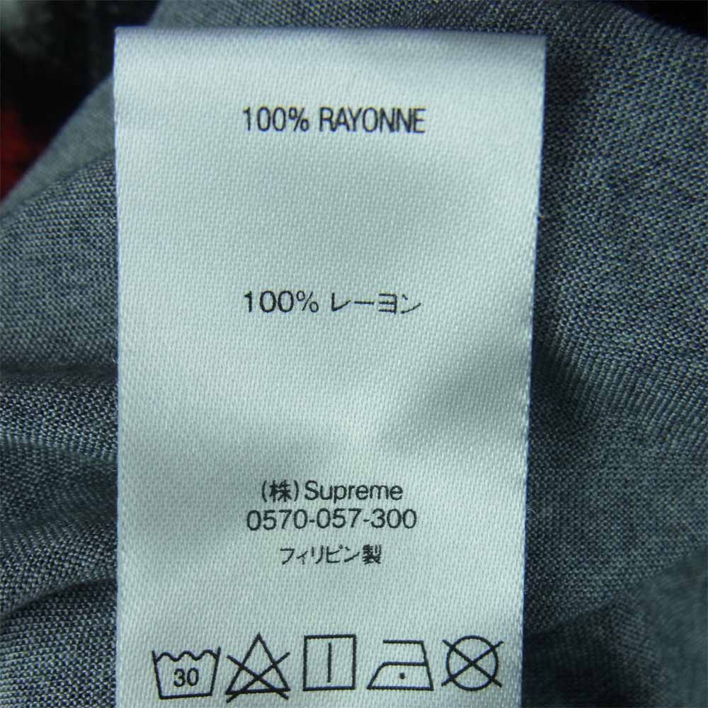 Supreme シュプリーム 20AW Blow Back Rayon S/S Shirt レーヨン オープンカラー 半袖 シャツ ブラック系 M【中古】