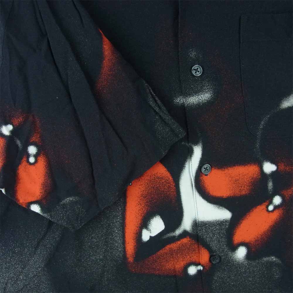 Supreme シュプリーム 20AW Blow Back Rayon S/S Shirt レーヨン オープンカラー 半袖 シャツ ブラック系 M【中古】
