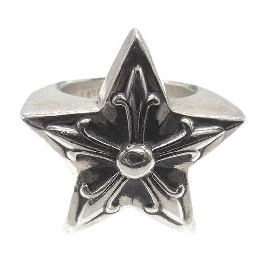 CHROME HEARTS クロムハーツ（原本有） STR LRG ラージスター リング シルバー系【中古】