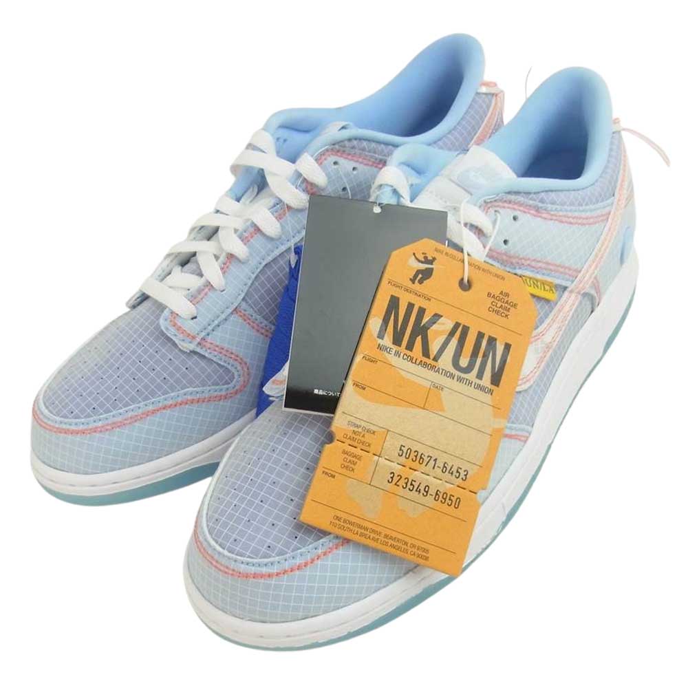NIKE ナイキ × UNION DUNK LOW ARGON ユニオン ダンク ロー スニーカー ライトブルー系 29㎝【新古品】【未使用】【中古】