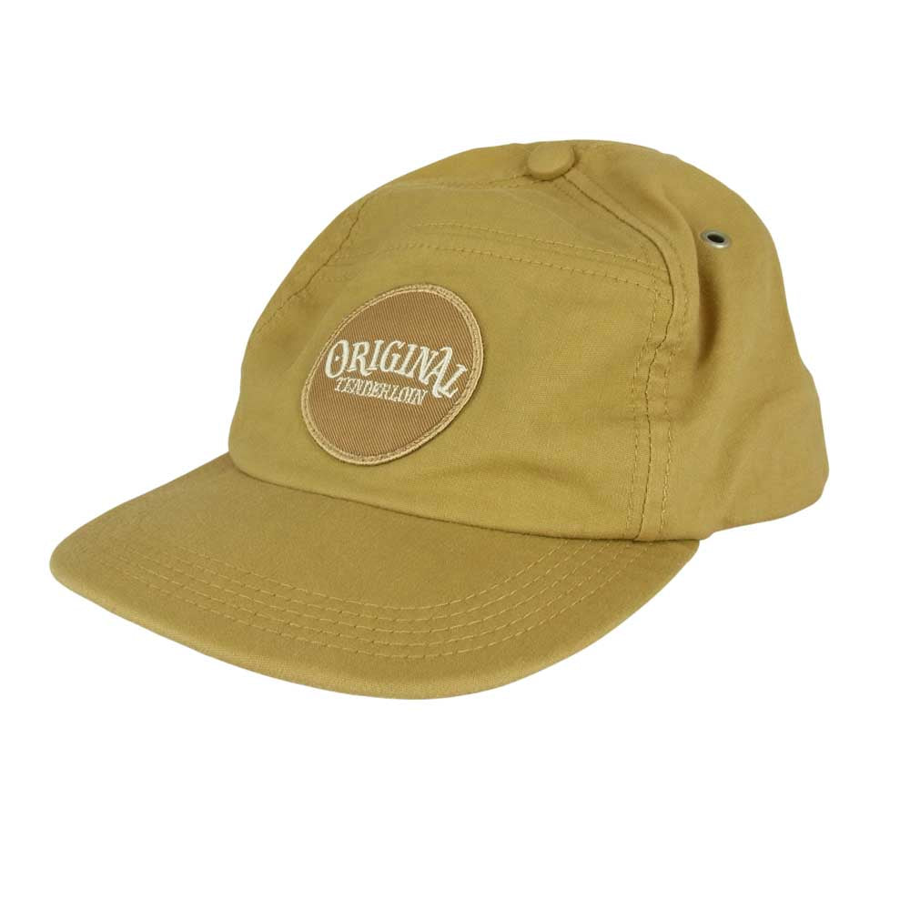 TENDERLOIN テンダーロイン T-6P CAP ロゴ ワッペン 6パネル キャップ ベージュ系【中古】