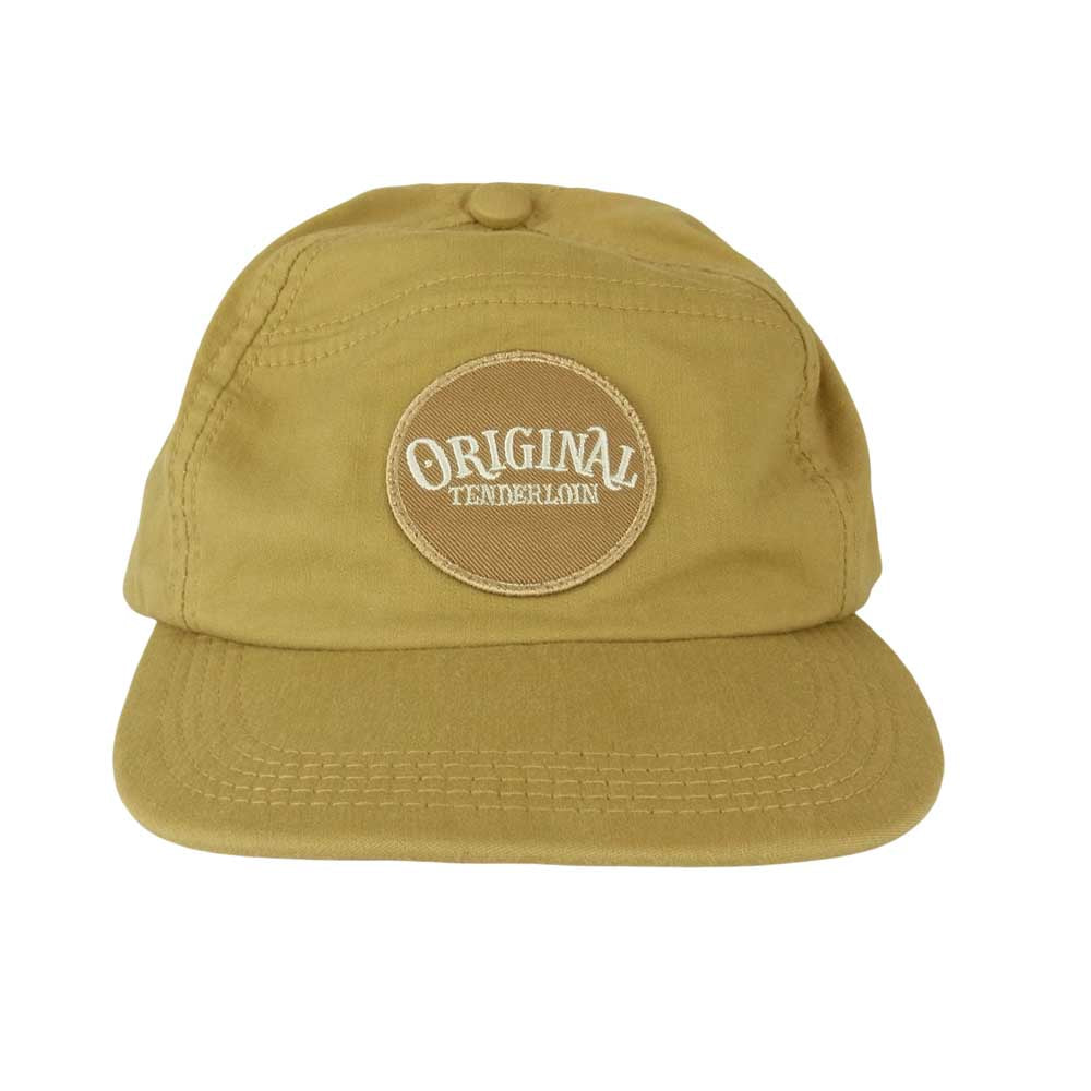 TENDERLOIN テンダーロイン T-6P CAP ロゴ ワッペン 6パネル キャップ ベージュ系【中古】