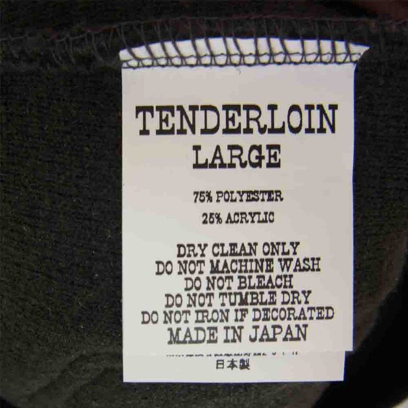 TENDERLOIN テンダーロイン FLEECE JKT フリース ジャケット グレー系 L【新古品】【未使用】【中古】