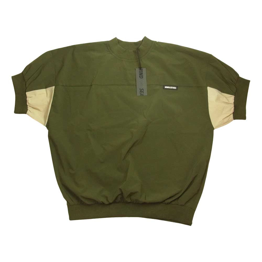 ウィンダンシー WDS-20S2-TPS-01 WDS NYLON S/S PULLOVER ナイロン 半袖 プルオーバー オリーブ M オリーブ系 M【美品】【中古】