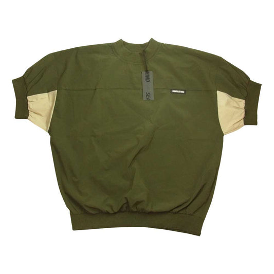 ウィンダンシー WDS-20S2-TPS-01 WDS NYLON S/S PULLOVER ナイロン 半袖 プルオーバー オリーブ M オリーブ系 M【美品】【中古】