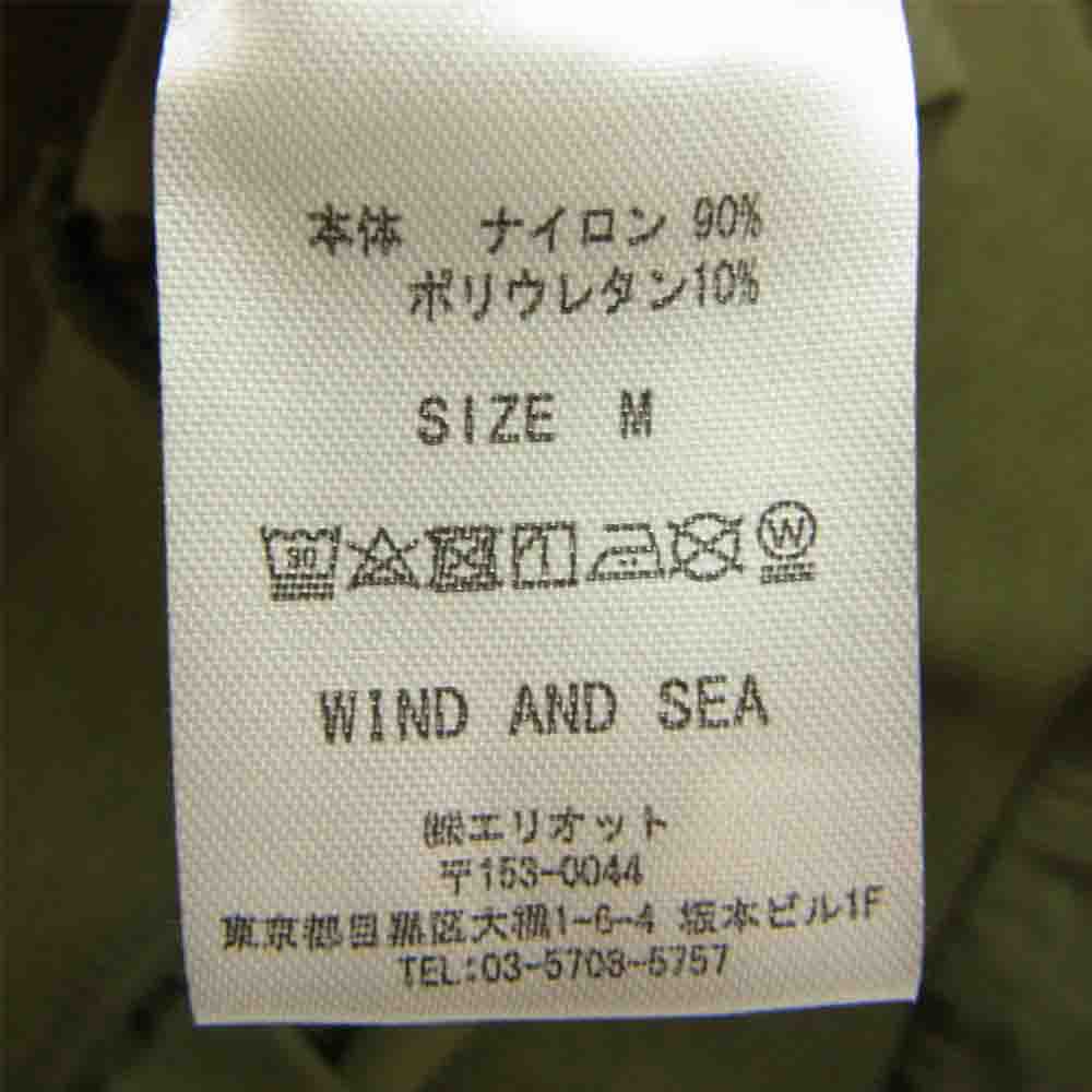 ウィンダンシー WDS-20S2-TPS-01 WDS NYLON S/S PULLOVER ナイロン 半袖 プルオーバー オリーブ M オリーブ系 M【美品】【中古】