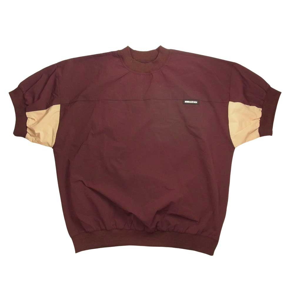 ウィンダンシー WDS-20S2-TPS-01 WDS NYLON S/S PULLOVER ナイロン 半袖 プルオーバー バーガンディ エンジ系 L【美品】【中古】