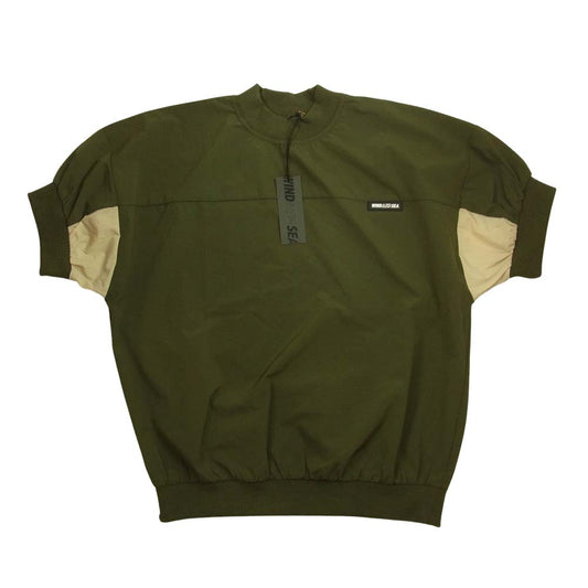 ウィンダンシー WDS-20S2-TPS-01 WDS NYLON S/S PULLOVER ナイロン 半袖 プルオーバー オリーブ S オリーブ系 S【美品】【中古】