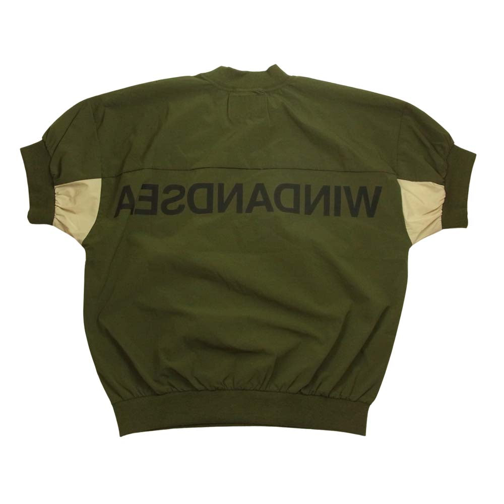 ウィンダンシー WDS-20S2-TPS-01 WDS NYLON S/S PULLOVER ナイロン 半袖 プルオーバー オリーブ S オリーブ系 S【美品】【中古】