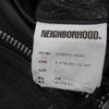 NEIGHBORHOOD ネイバーフッド 21AW 212SZNH-JKM01 FLATBUSH / CL-JKT カウレザー スタンドカラー ダブル ライダース ジャケット ブラック系 4【中古】