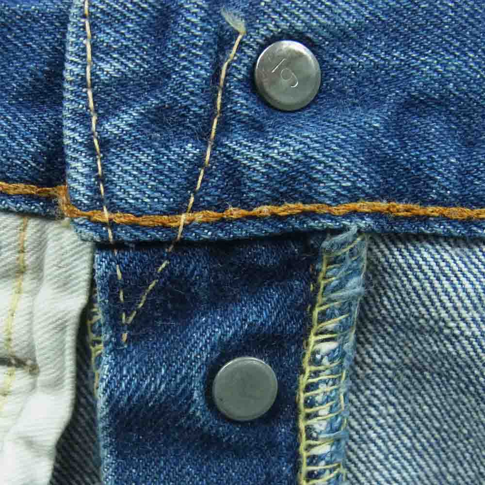 Levi's リーバイス ヴィンテージ オリジナル 501 66前期 Big E  Vステッチ 刻印6 デニム パンツ インディゴブルー系【中古】