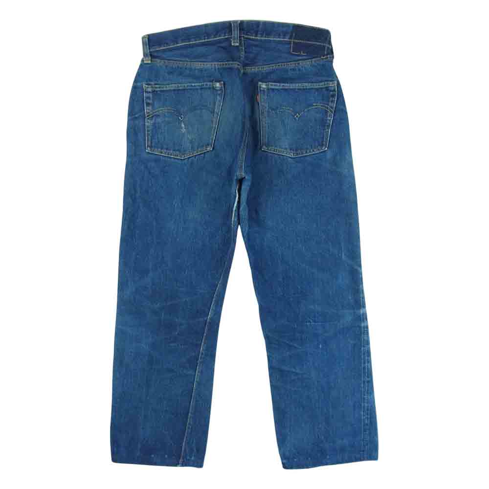 Levi's リーバイス ヴィンテージ オリジナル 501xx 両面タブ センターオフセット 刻印無し デニム パンツ インディゴブルー系【中古】