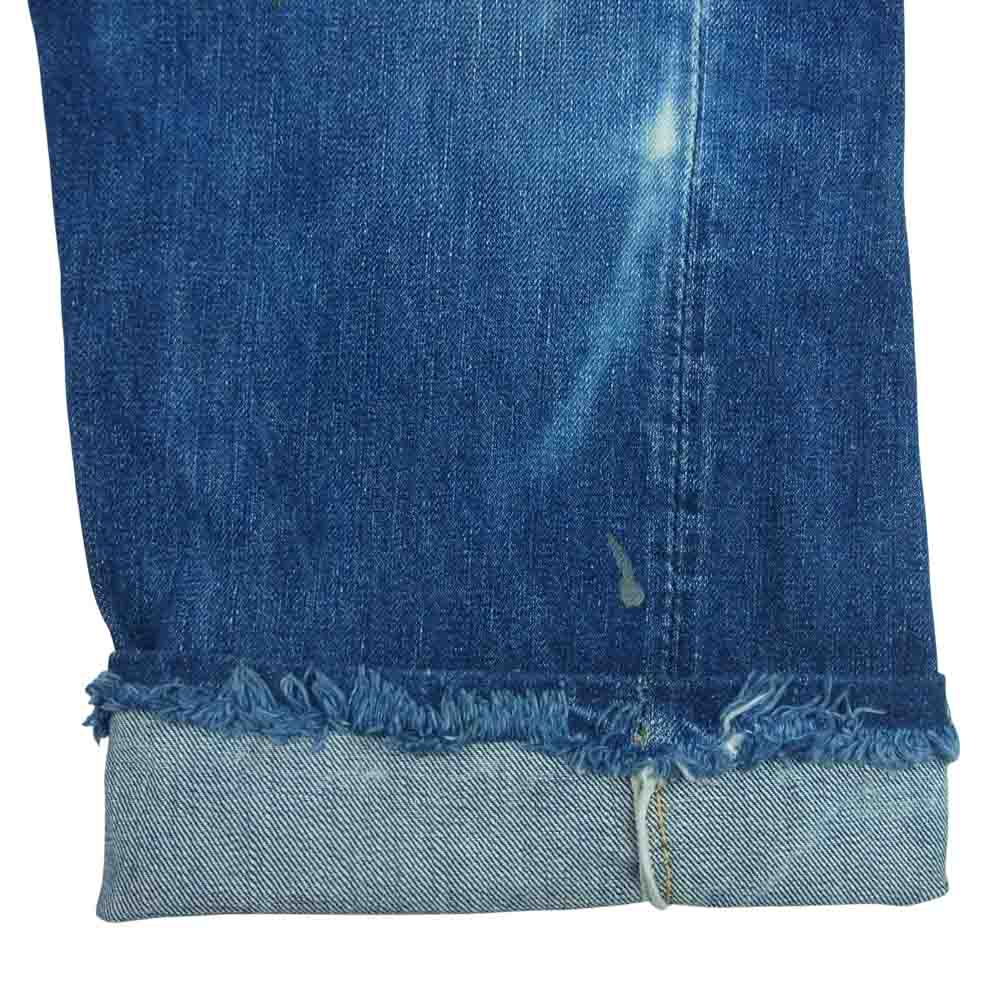 Levi's リーバイス ヴィンテージ オリジナル 501xx 両面タブ センターオフセット 刻印無し デニム パンツ インディゴブルー系【中古】