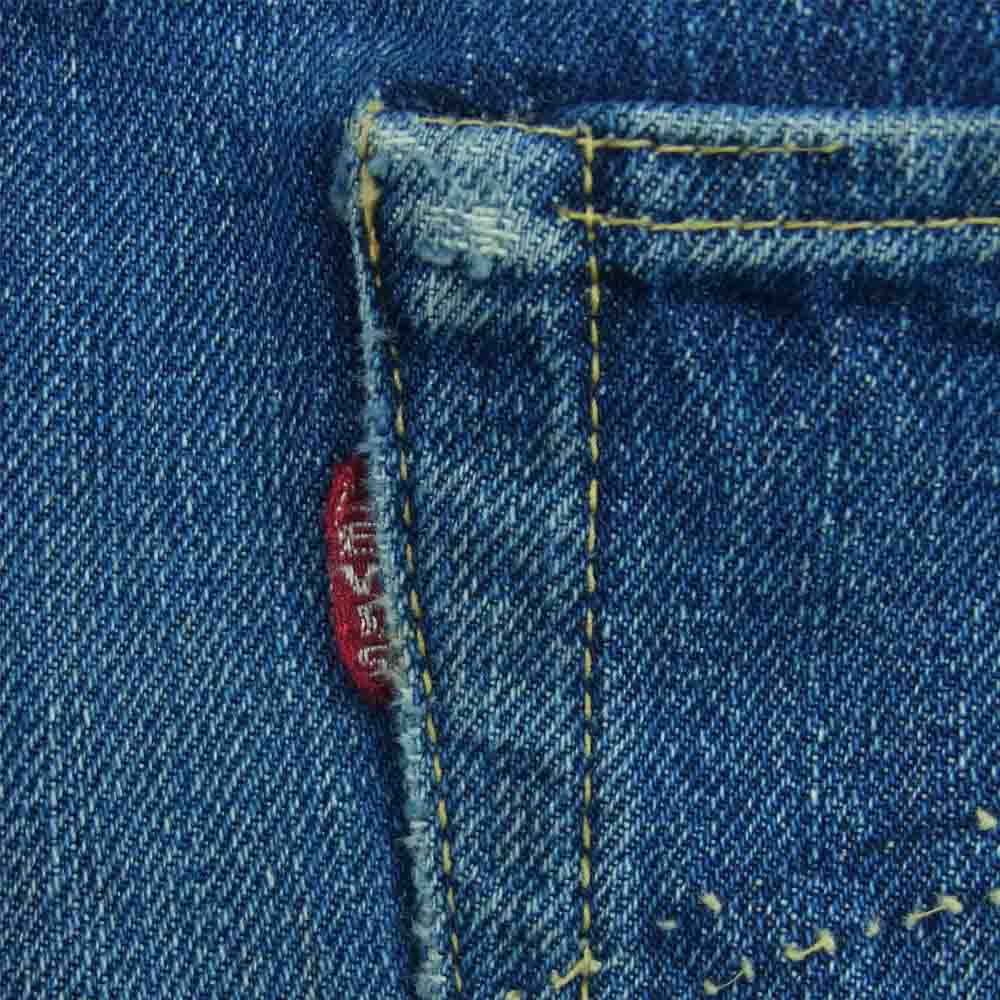 Levi's リーバイス ヴィンテージ オリジナル 501xx 両面タブ センターオフセット 刻印無し デニム パンツ インディゴブルー系【中古】