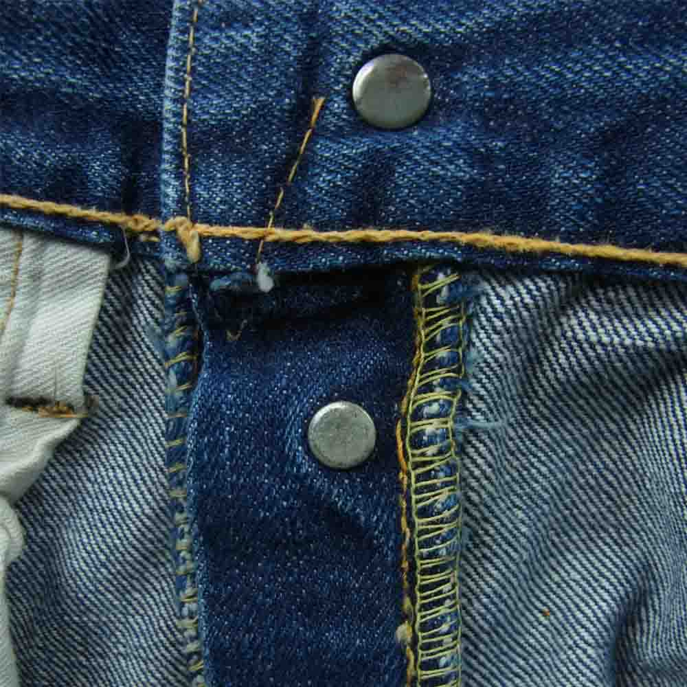 Levi's リーバイス ヴィンテージ オリジナル 501xx 両面タブ センターオフセット 刻印無し デニム パンツ インディゴブルー系【中古】