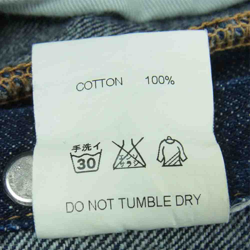 FAR EATERN ENTHUSIAST ファーイースタンエンスージアスト FE1202-19 ボタンフライ セルビッチ デニム パンツ ジーンズ インディゴブルー系 30【中古】