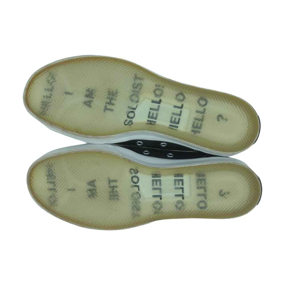 CONVERSE コンバース 19SS × The Soloist JACK PURCELL ZIP OX ソロイスト ジャックパーセル ジップ スニーカー ホワイト系 ブラック系 27.5cm【美品】【中古】
