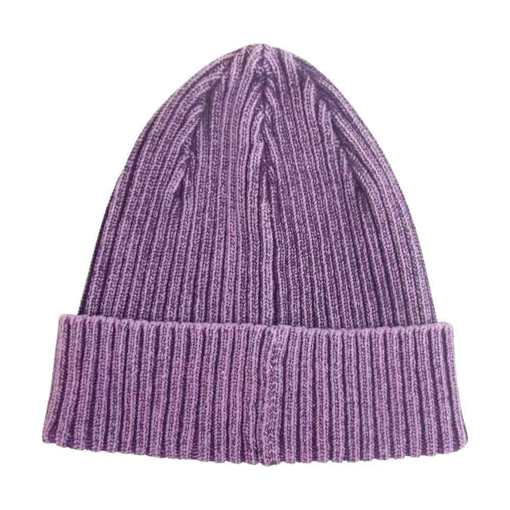 Supreme シュプリーム 21SS Bleached Rib Beanie ブリーチ リブ ビーニー ニット キャップ パープル系【中古】
