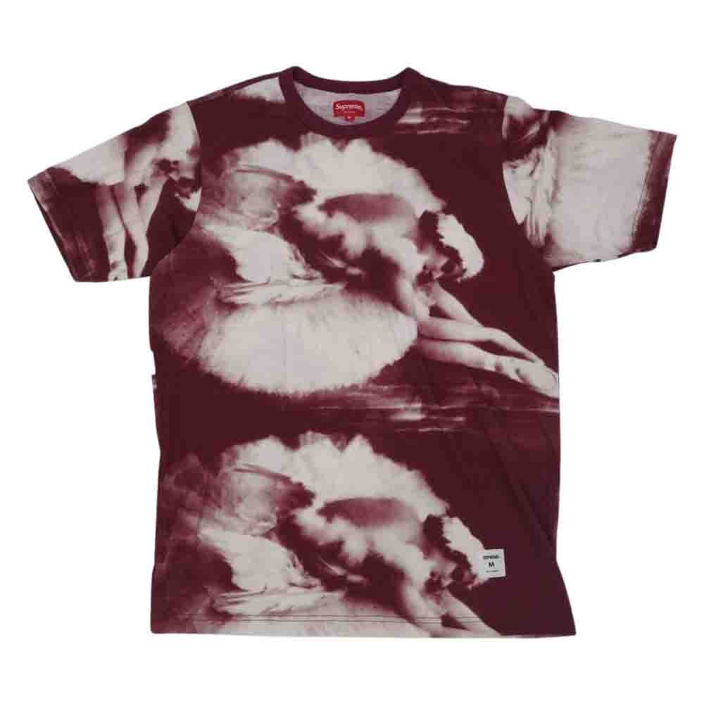 Supreme シュプリーム 14AW Ballerina Tee バレリーナ 半袖 Tシャツ ディープレッドパープル系 M【中古】