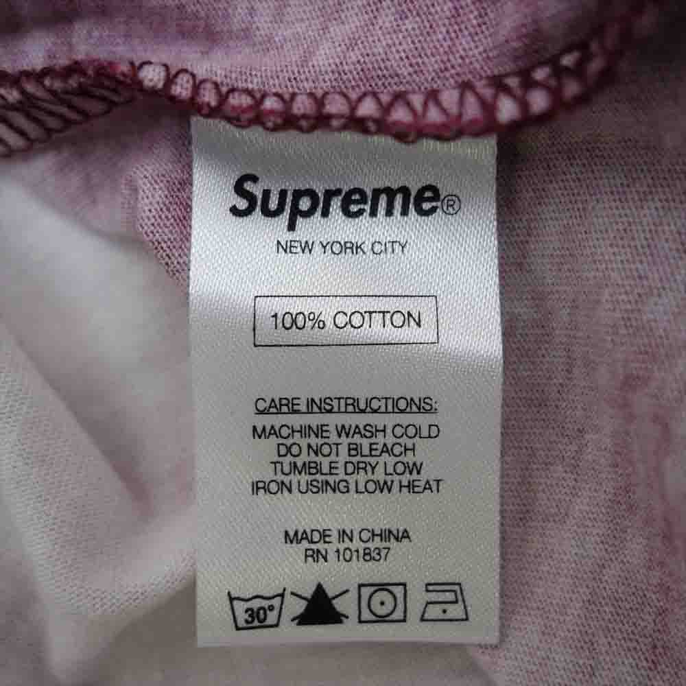 Supreme シュプリーム 14AW Ballerina Tee バレリーナ 半袖 Tシャツ ディープレッドパープル系 M【中古】