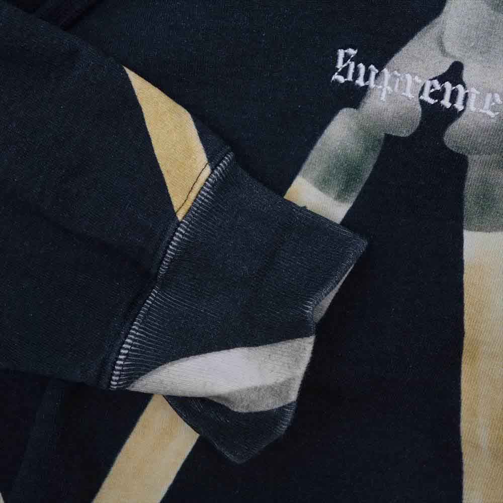 Supreme シュプリーム 19SS Shears Hooded Sweatshirt シザーズ柄 フーデッド スウェット パーカー ブラック系 M【中古】