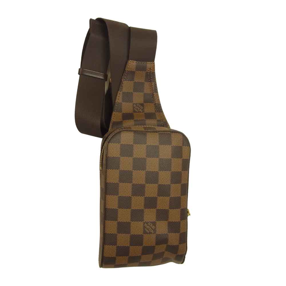 LOUIS VUITTON ルイ・ヴィトン N51994 ダミエ ジェロニモス ワンショルダー ボディバッグ ブラウン系【中古】