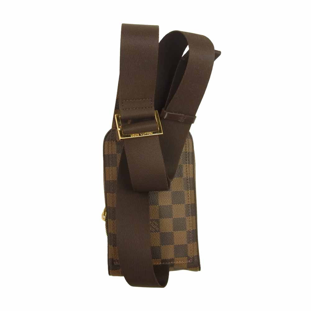LOUIS VUITTON ルイ・ヴィトン N51994 ダミエ ジェロニモス ワンショルダー ボディバッグ ブラウン系【中古】