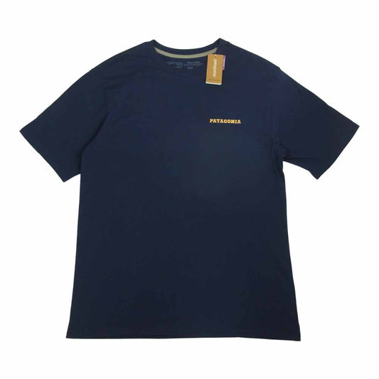 patagonia パタゴニア 20SS 38537 Summit Road Organic Tee サミット ロード オーガニック 半袖 Tシャツ ネイビー ネイビー系 S【新古品】【未使用】【中古】