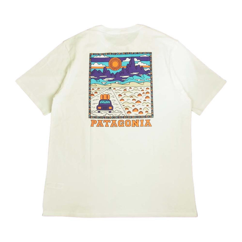 patagonia パタゴニア 20SS 38537 Summit Road Organic Tee サミット ロード オーガニック 半袖 Tシャツ ホワイト ホワイト系 M【新古品】【未使用】【中古】