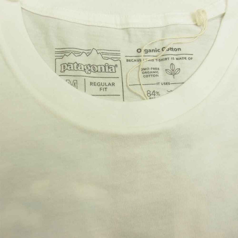 patagonia パタゴニア 20SS 38537 Summit Road Organic Tee サミット ロード オーガニック 半袖 Tシャツ ホワイト ホワイト系 M【新古品】【未使用】【中古】