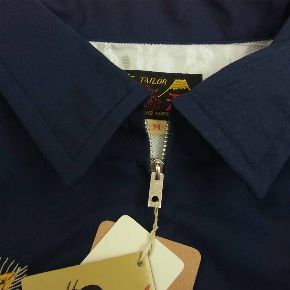 TAILOR TOYO テイラー東洋 TT15054 Late 1960s Style Cotton Vietnam Jacket VIETNAM DRAGON ベトジャン ベトナム共和国 国旗 虎 龍 刺繍 ジャケット ベトジャン ネイビー系 M【新古品】【未使用】【中古】