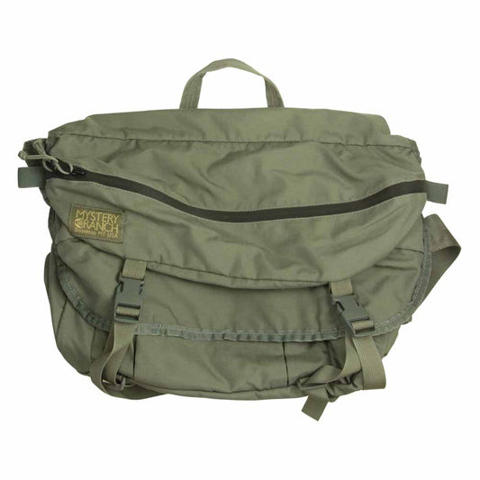 MYSTERY RANCH ミステリーランチ 米国製 OUTSIDER Bozeman MT USA アウトサイダー ショルダー メッセンジャー バッグ カーキ系【中古】