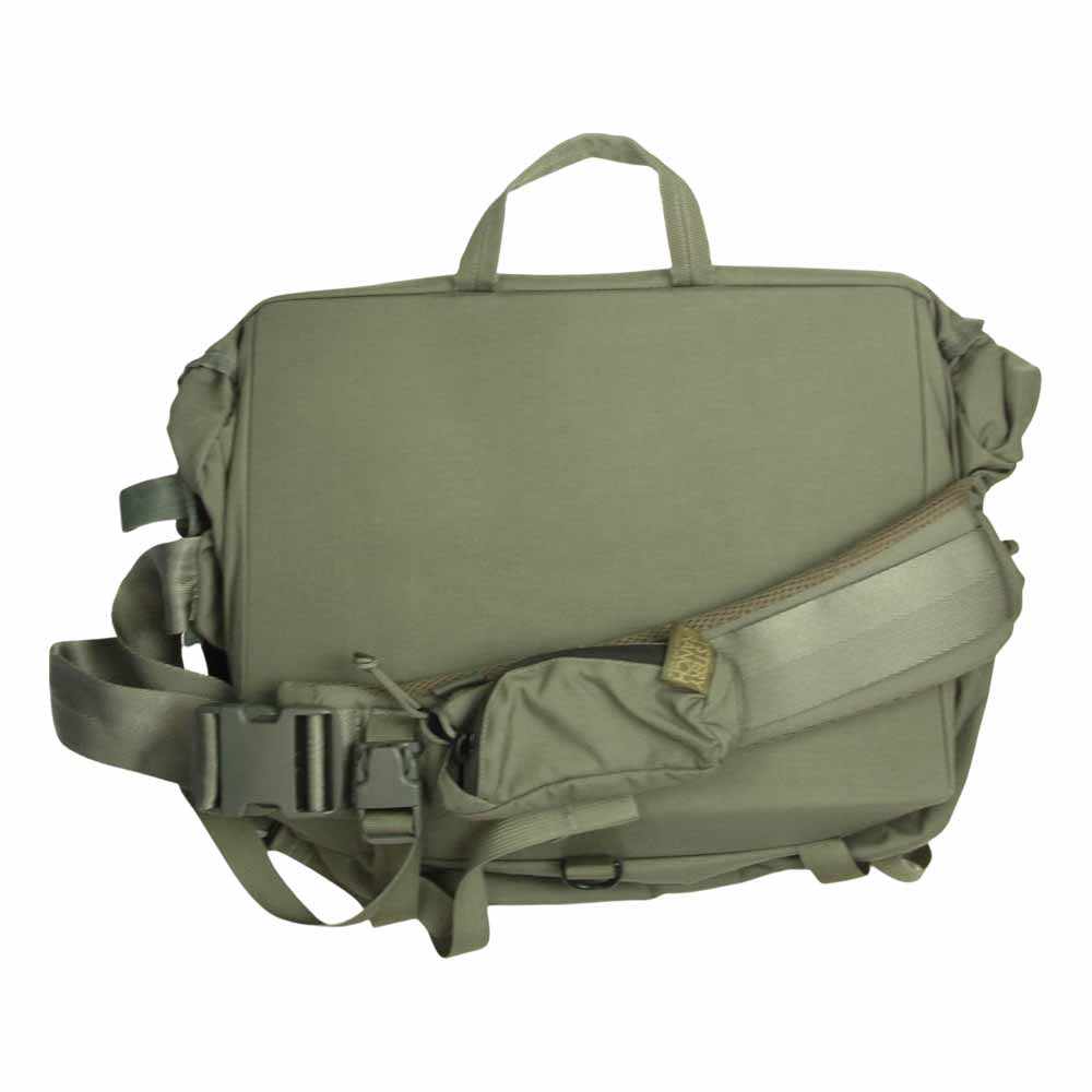 MYSTERY RANCH ミステリーランチ 米国製 OUTSIDER Bozeman MT USA アウトサイダー ショルダー メッセンジャー バッグ カーキ系【中古】
