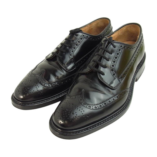 CHURCH'S チャーチ GRAFTON グラフトン 外羽根 5アイレット 55F 173ラスト フルブローグ ドレス シューズ 55F【中古】