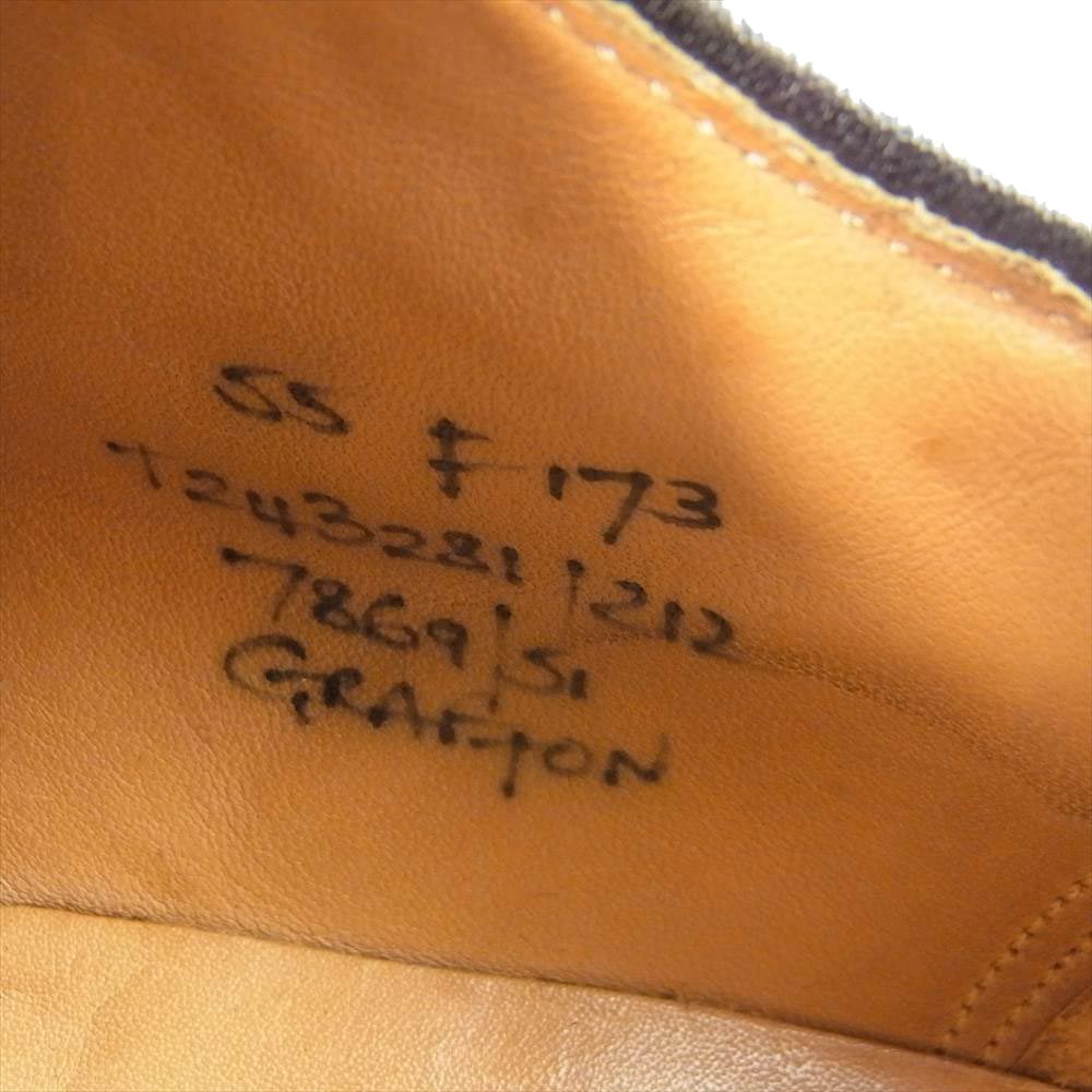 CHURCH'S チャーチ GRAFTON グラフトン 外羽根 5アイレット 55F 173ラスト フルブローグ ドレス シューズ 55F【中古】
