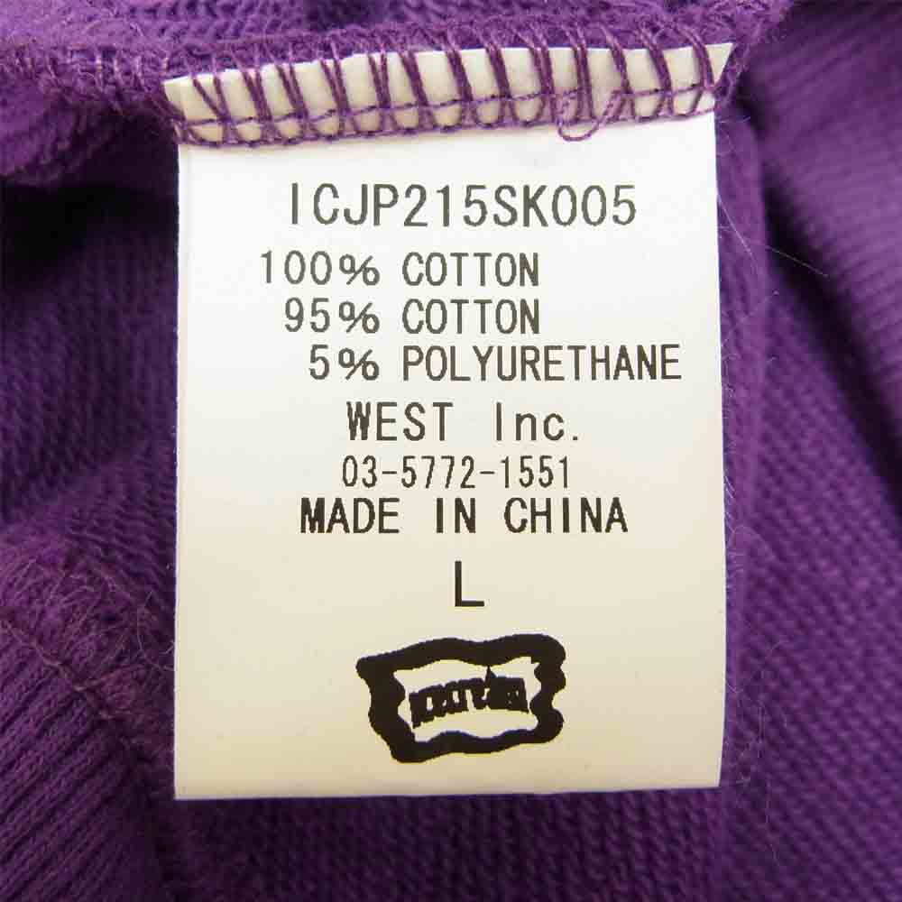 WIND AND SEA ウィンダンシー ICJP215SK005 ICECREAM COTTON HOODIE アイスクリーム コラボ プリント パーカー PURPLE L パープル系 L【新古品】【未使用】【中古】