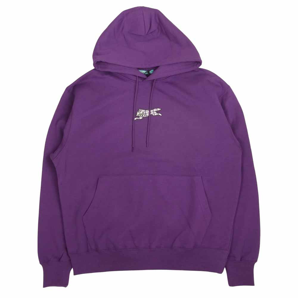 WIND AND SEA ウィンダンシー ICJP215SK005 ICECREAM COTTON HOODIE アイスクリーム コラボ プリント パーカー PURPLE M パープル系 M【新古品】【未使用】【中古】
