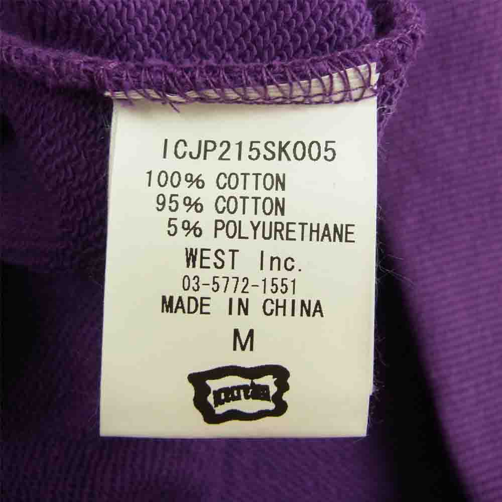 WIND AND SEA ウィンダンシー ICJP215SK005 ICECREAM COTTON HOODIE アイスクリーム コラボ プリント パーカー PURPLE M パープル系 M【新古品】【未使用】【中古】