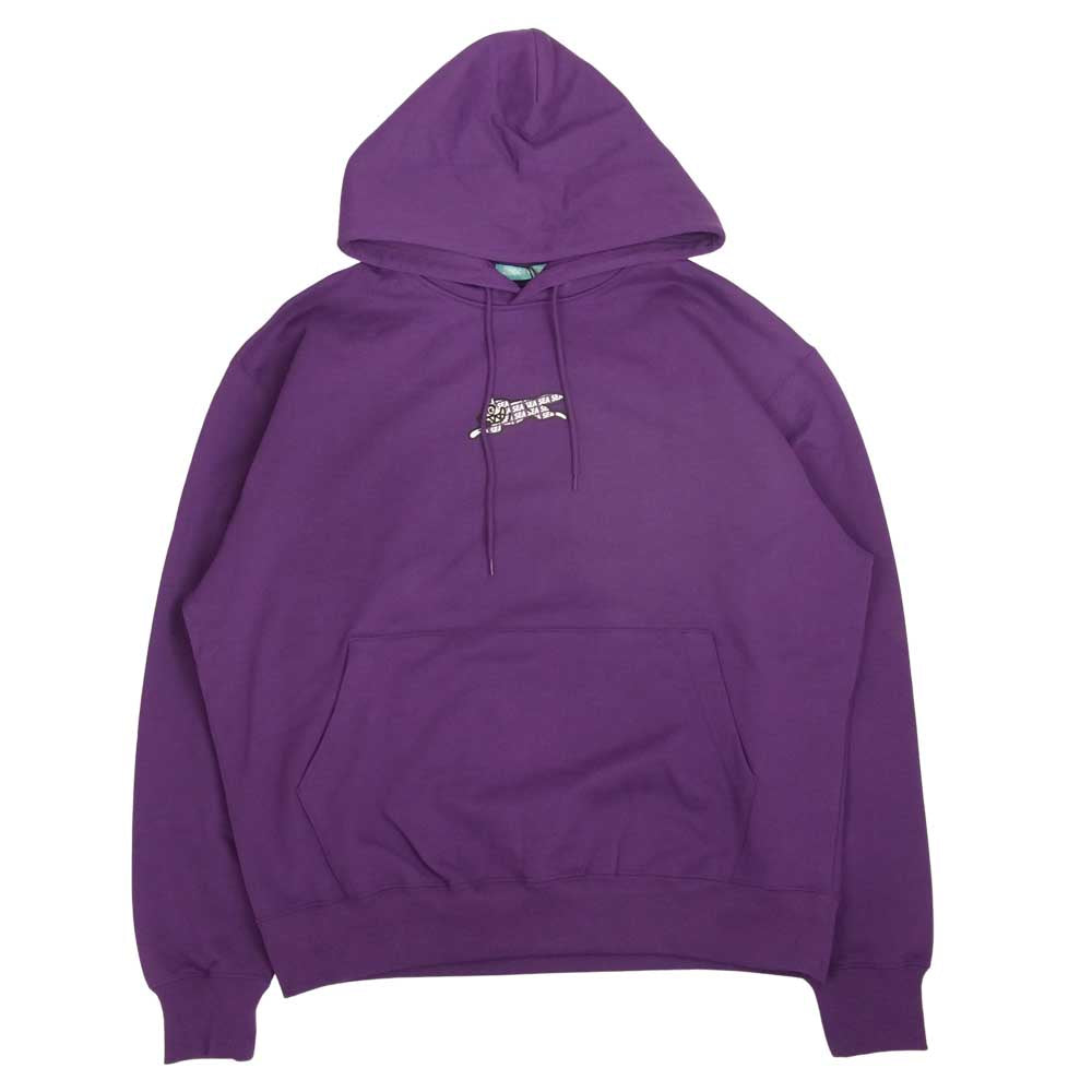 WIND AND SEA ウィンダンシー ICJP215SK005 ICECREAM COTTON HOODIE アイスクリーム コラボ プリント パーカー PURPLE L パープル系 L【新古品】【未使用】【中古】