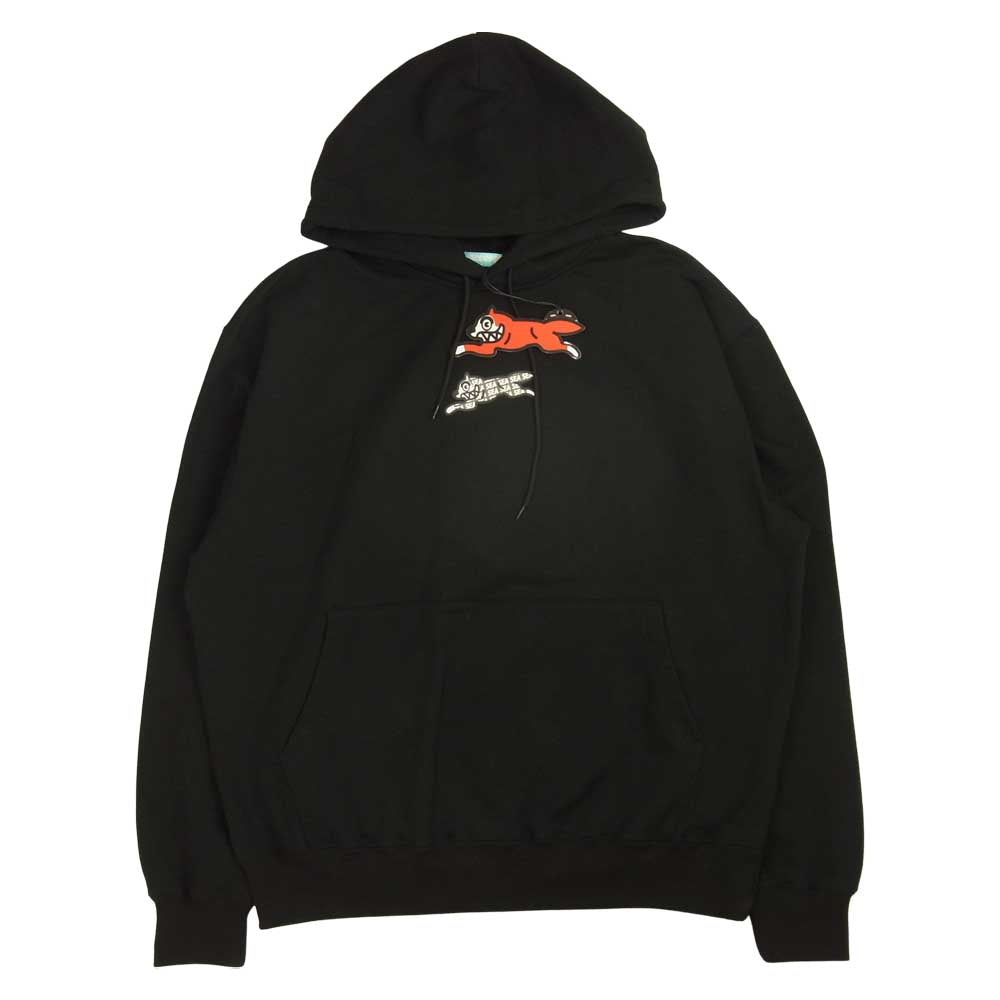 WIND AND SEA ウィンダンシー ICJP215SK005 ICECREAM COTTON HOODIE アイスクリーム コラボ プリント パーカー BLACK L ブラック系 L【新古品】【未使用】【中古】