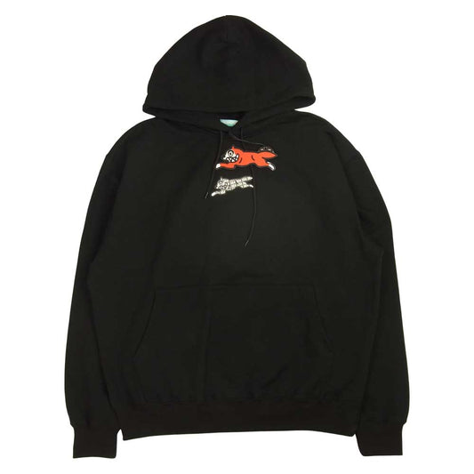 WIND AND SEA ウィンダンシー ICJP215SK005 ICECREAM COTTON HOODIE アイスクリーム コラボ プリント パーカー BLACK L ブラック系 L【新古品】【未使用】【中古】
