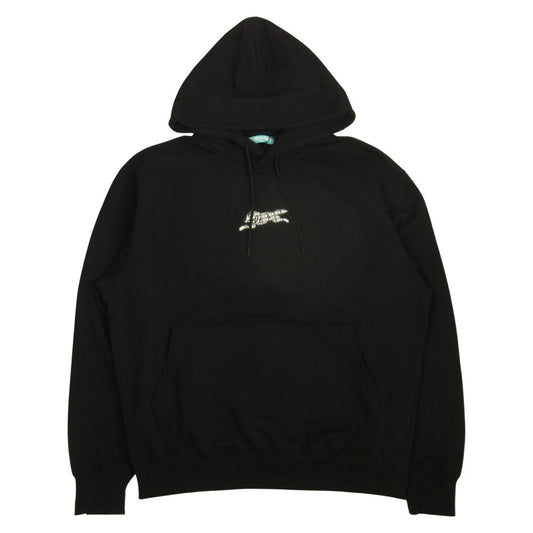 WIND AND SEA ウィンダンシー ICJP215SK005 ICECREAM COTTON HOODIE アイスクリーム コラボ プリント パーカー BLACK M ブラック系 M【新古品】【未使用】【中古】