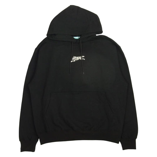 WIND AND SEA ウィンダンシー ICJP215SK005 ICECREAM COTTON HOODIE アイスクリーム コラボ プリント パーカー BLACK L ブラック系 L【新古品】【未使用】【中古】