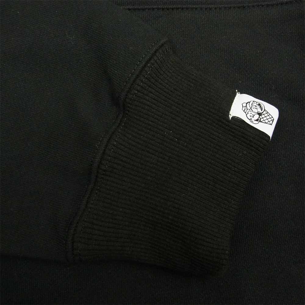 WIND AND SEA ウィンダンシー ICJP215SK005 ICECREAM COTTON HOODIE アイスクリーム コラボ プリント パーカー BLACK L ブラック系 L【新古品】【未使用】【中古】