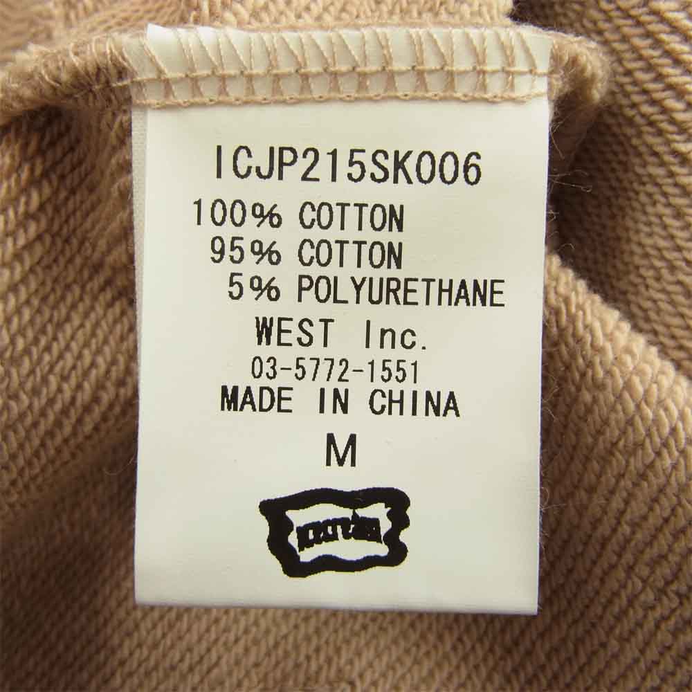 WIND AND SEA ウィンダンシー ICJP215SK006 ICECREAM COTTON HOODIE アイスクリーム コラボ プリント パーカー BEIGE M ベージュ系 M【新古品】【未使用】【中古】