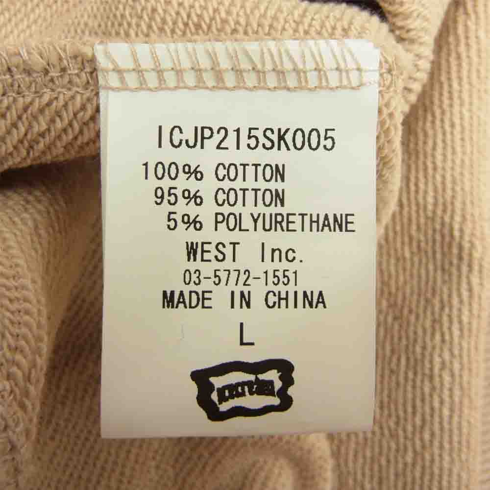 WIND AND SEA ウィンダンシー ICJP215SK005 ICECREAM COTTON HOODIE アイスクリーム コラボ プリント パーカー BEIGE L ベージュ系 L【新古品】【未使用】【中古】