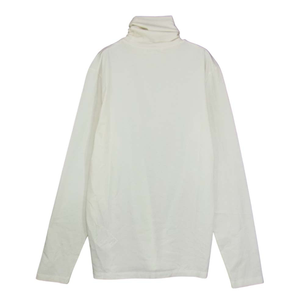 ジルサンダー JPUT706517 MT257308 タートルネック ロングスリープ カットソー ホワイト系 S【美品】【中古】