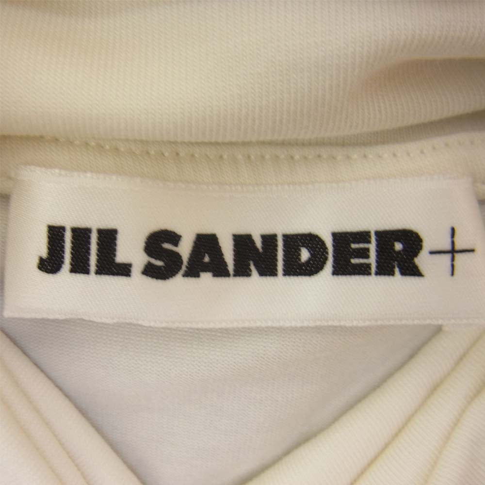 ジルサンダー JPUT706517 MT257308 タートルネック ロングスリープ カットソー ホワイト系 S【美品】【中古】