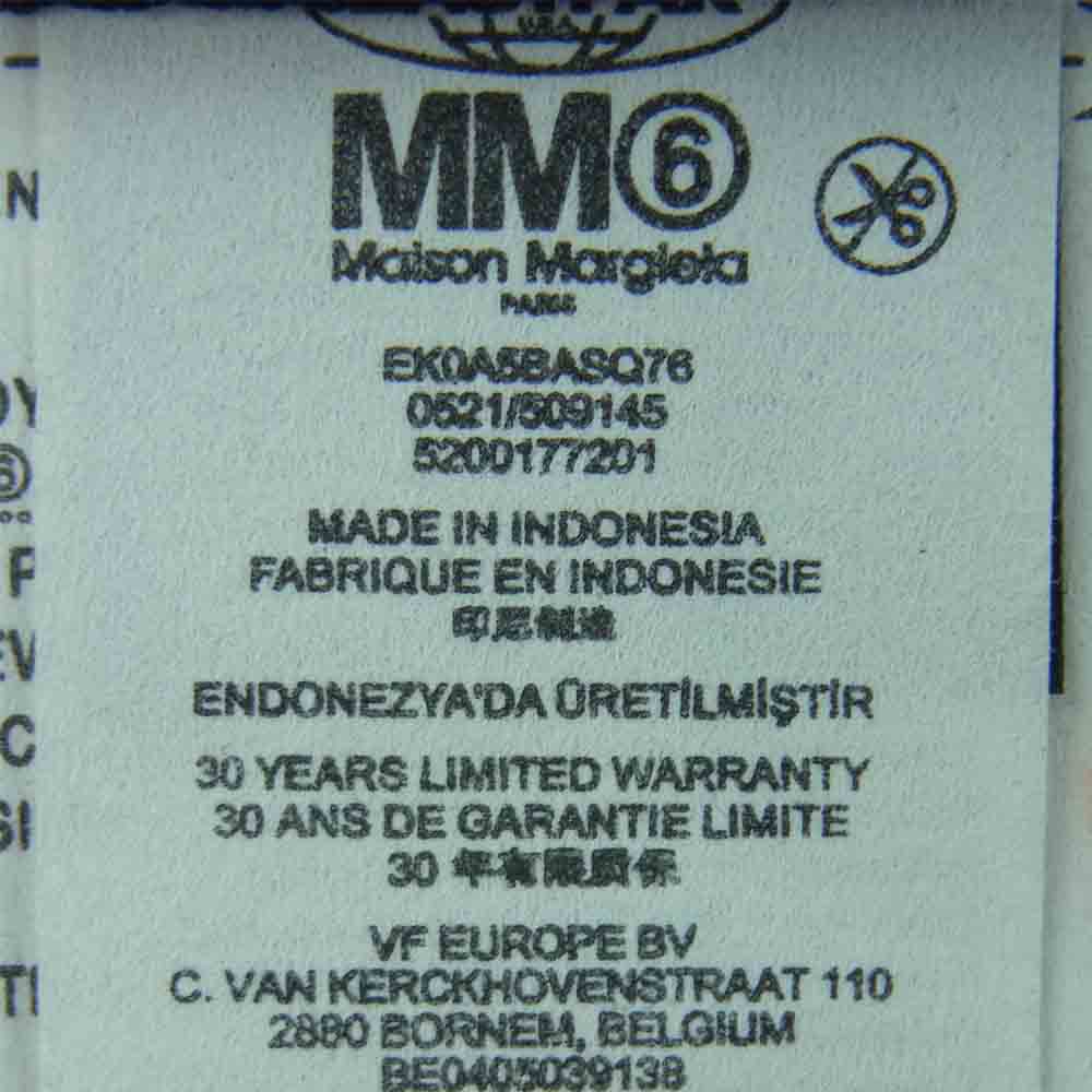 MAISON MARGIELA メゾンマルジェラ MM6 × EASTPAK イーストパック リバーシブル バックパック リュック ブラック系【極上美品】【中古】