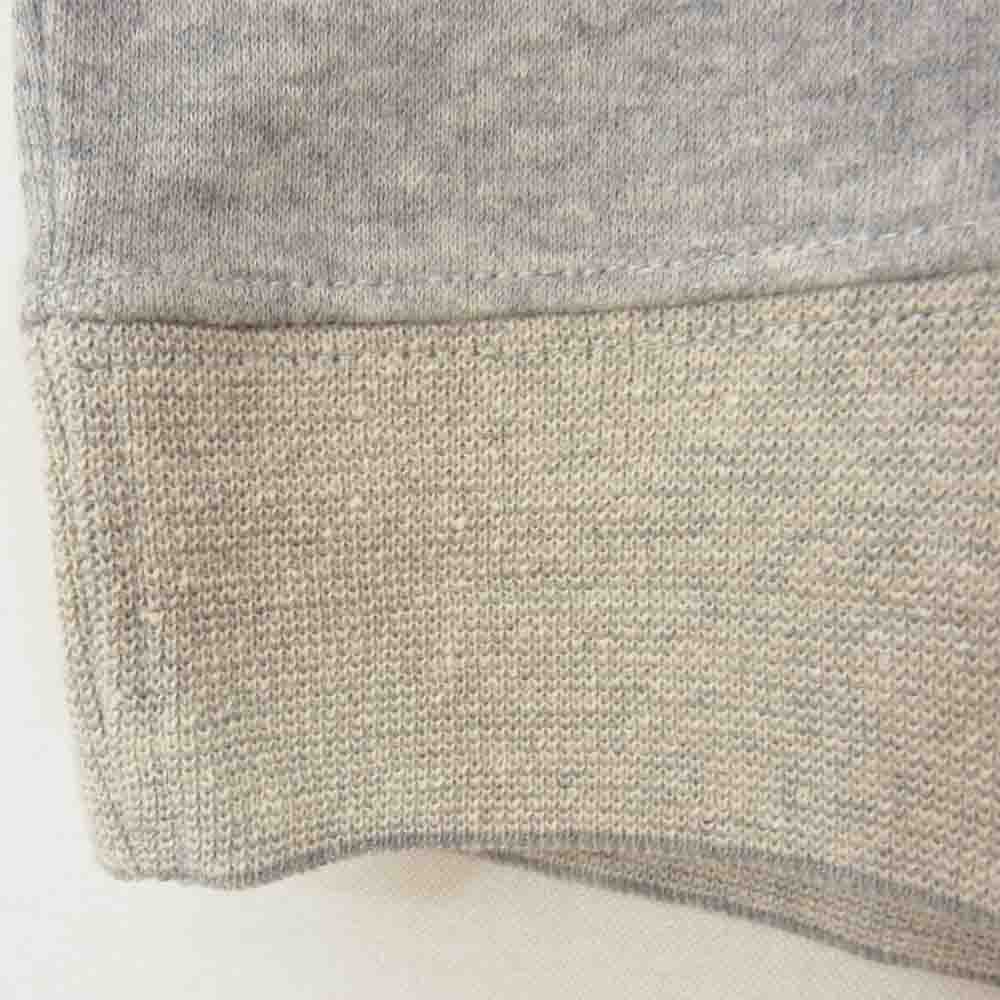 LOUIS VUITTON ルイ・ヴィトン 国内正規品 バック モノグラム シルク ポロシャツ グレー系 XS【中古】